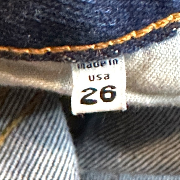 NWT ASKK NY Mid Rise Straight Snip Hem Jeans in Resin. Size 26 👖 - Picture 14 of 14